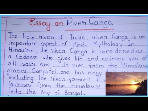 class 7 essay on ganga river in english