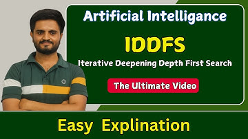 IDDFS - iterative deepening depth first search  problem | AIML | All Universities