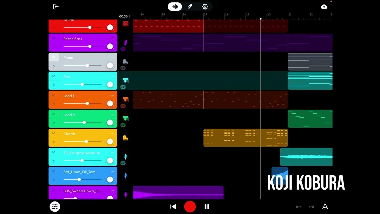 I made an EDM track using BandLab YouTube