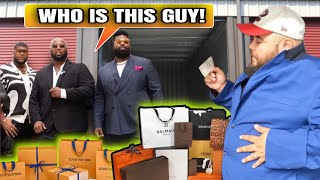 He was Big on Designer Bought his STORAGE unit!