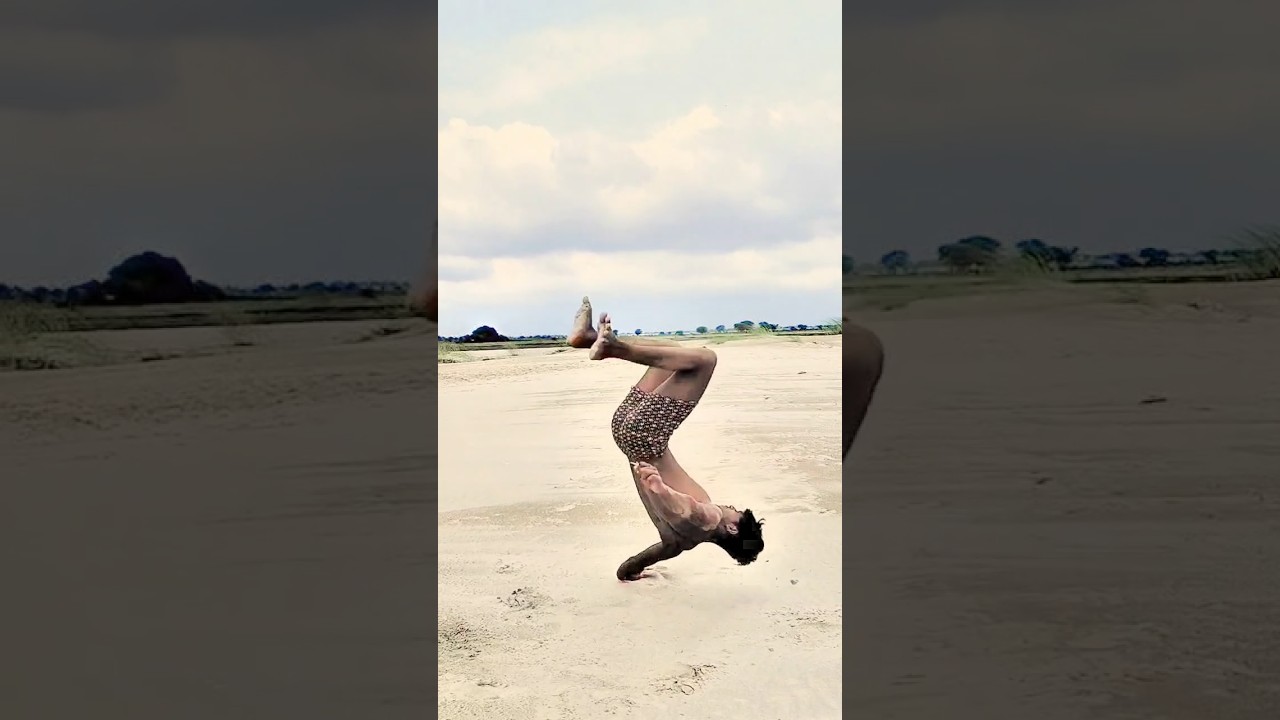 Learn frontflip  mistaking huva chot naga😥.