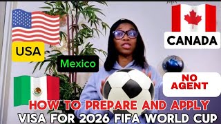 (HOW TO APPLY FOR) USA, CANADA AND MEXICO VISA | 2026 FIFA World Cup Visa Application Guide screenshot 2