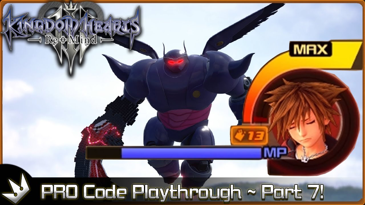 Kingdom Hearts 3: Level 1 Critical + PRO Codes - Part 7 - YouTube
