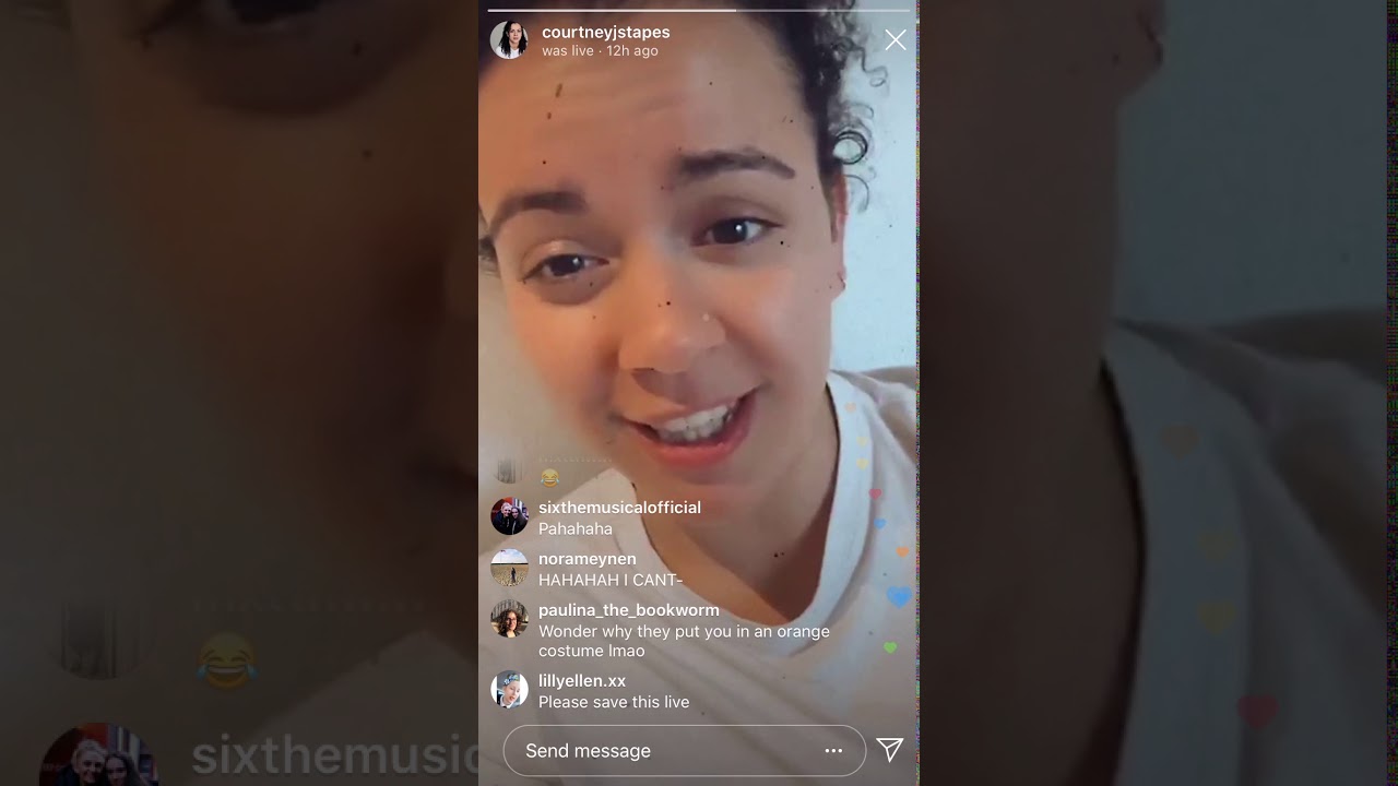 Courtney Stapleton full Instagram Live | 24/04/20