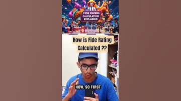How FIDE Rating is Calculated in Chess ♟️