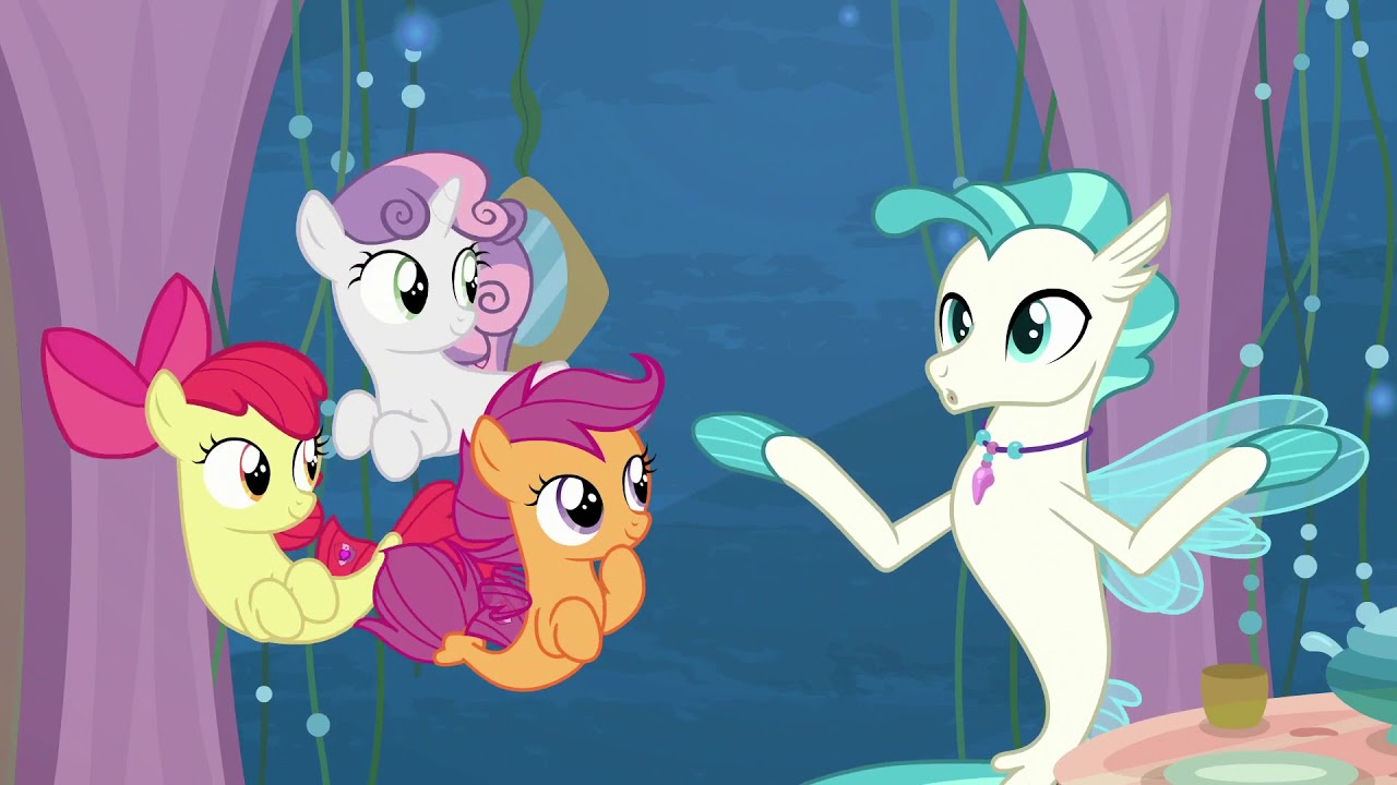 CMC & Twilight become seaponies - Surf and/or Turf - YouTube