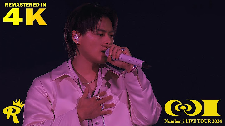 【Number_i】| Streetlights Official Performance ライブパフォーマンス | LIVE TOUR 2024 No.I 2024 | REMASTERED 4K