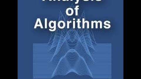 12-STD || Analysis of Algorithm || CH: 4