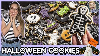 GLASEADO para DECORAR GALLETAS de HALLOWEEN 🎃 ROYAL ICING PERFECTO con SÓLO 2 INGREDIENTES!!