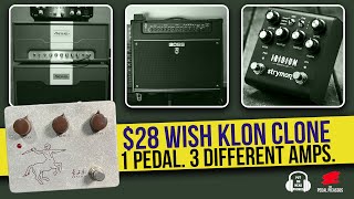 $28 KLON KONE FROM WISH - 1 PEDAL 3 AMPS