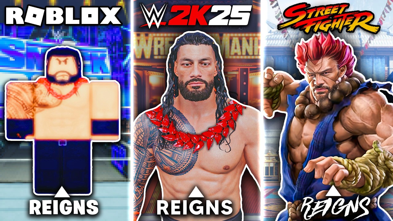 Я играл за Романа Рейнса во ВСЕХ видеоиграх!