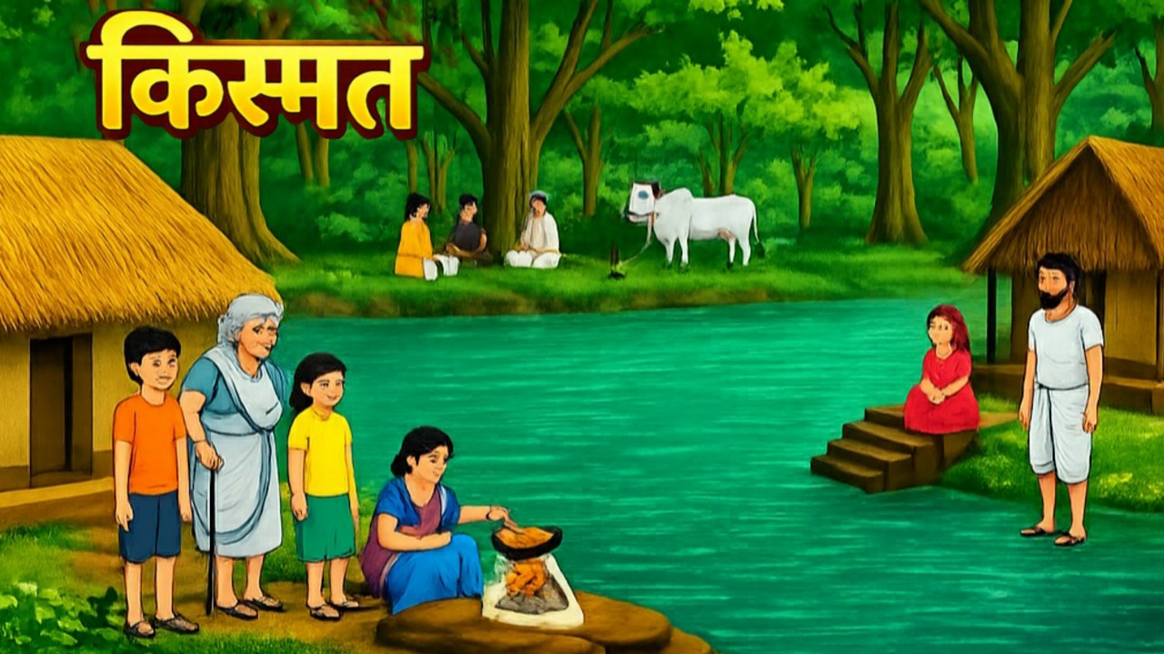 शकुंतला और बुढ़ि की किस्मत| shakuntala aur budhi ki kismat| animated hindi kahani|moral cartoon story