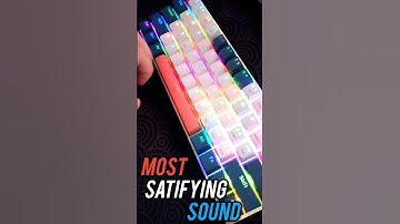 Most Satisfying Keyboard Sound! #shorts