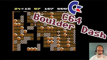 Commodore 64 Gameplay, Boulder Dash