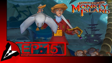 Guybrush Kicks Unusually Large Butt - Escape From Monkey Island - Ep. 15