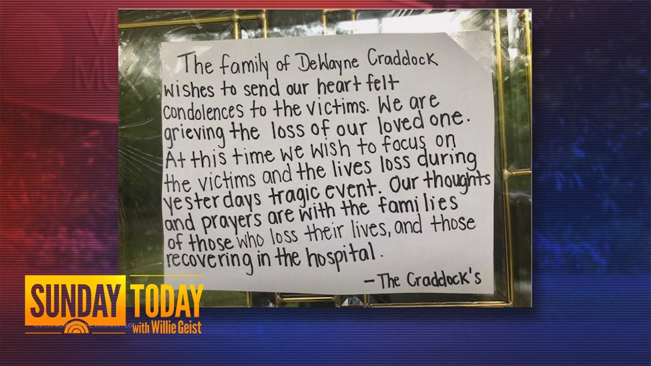 matt lauer latest news Virginia Beach Shooting: Suspect’s Family Offers Condolences In Handwritten Note | Sunday TODAY