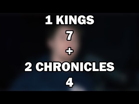 1 Kings 7; 2 Chronicles 4 | Solomon’s Palace and Temple Furnishings