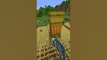 How to Make Scarecrow in Minecraft!