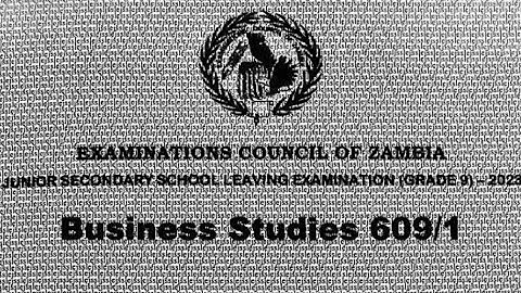 Business Studies 2023 internal paper