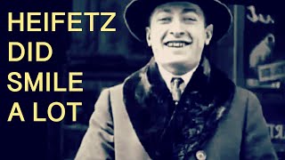 Smiling Heifetz compilation because why not?