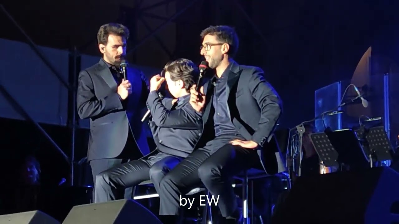 My video from 1st row: Delilah & My Way, Il Volo, Brescia, 2 Sept. 2022.