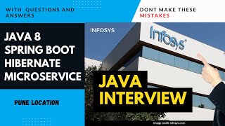 INFOSYS interview | Don't do these mistakes | Real JAVA Interview
