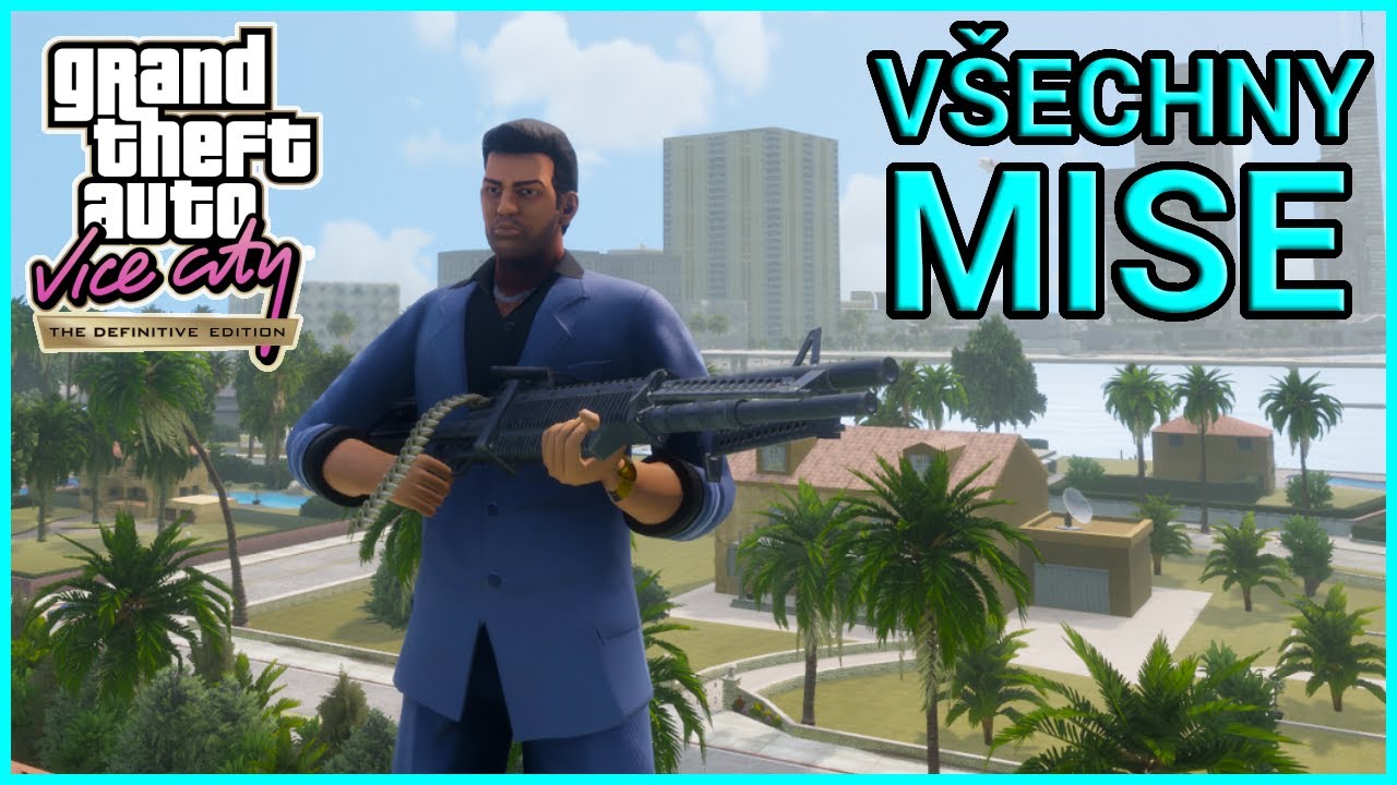 PŘÍBĚH TOMÁŠE VERCETTIHO | GTA Vice City Definitive Edition Longplay CZ/SK