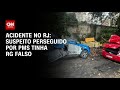 Acidente no RJ: suspeito perseguido por PMs tinha RG falso  | CNN 360º