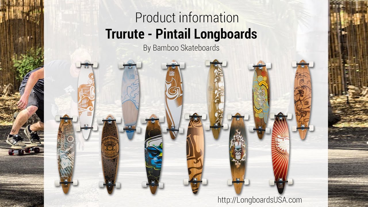 Bamboo Pintail Longboard Kansas YouTube