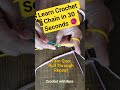 How to Make Crochet Chain for Beginners in Bengali |Crochet Chain Step by Step 🧶