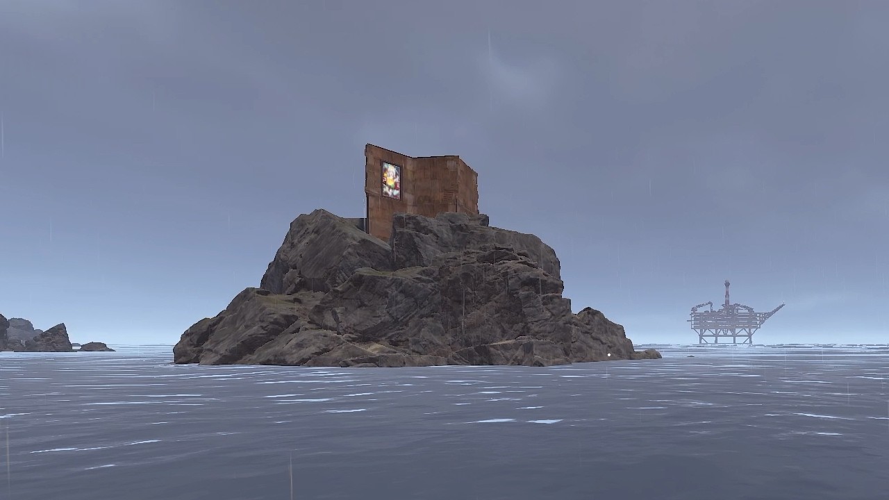 깊고 위험한 바다 한가운데 혼자 집 만들고 살아남기 RUST SOLO