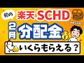 楽天SCHDから初の分配金！どのくらいもらえる？いつまでに購入？
