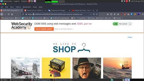 DOM XSS using web messages and JSON.parse