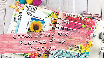Cocoa Daisy August Planner Flip Through