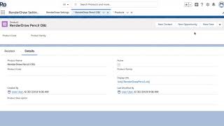 RenderDraw Relationships and viewing 3D Renderings on Product records