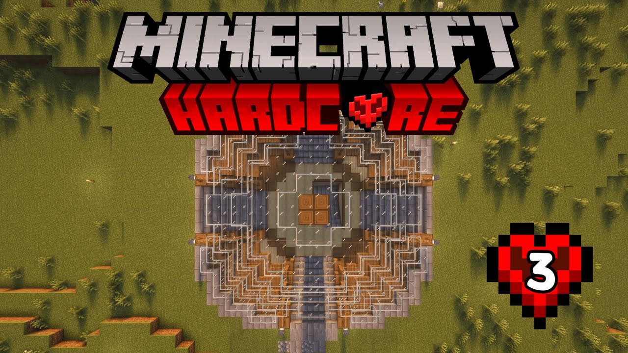 We Finally Built Our First Base in Hardcore Minecraft #3 - YouTube
