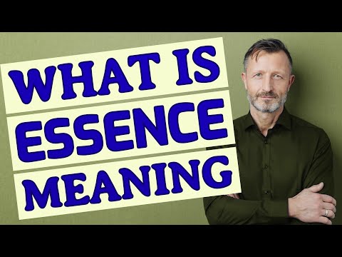 Essence | Meaning of essence