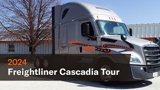 Tour of a 2024 Freightliner Cascadia by schneiderjobs 25,808 views 1 year ago 4 minutes, 49 seconds