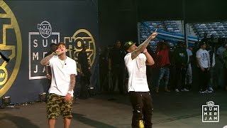 Chris Brown brings out G-Unit at Summer Jam 2015