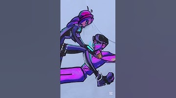 Thumbnail of K-pop Demon Hunter Jinu x Rumi#kpopdemonhunters#fypシ゚viral#art#squidgame#shorts