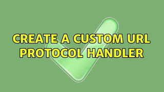 Celebrity Create a custom URL Protocol Handler Profile