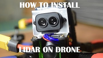 How To Install LIDAR on Drone Frame | TF-Luna, 0.2-8m Single Point Micro-Range Module on UART