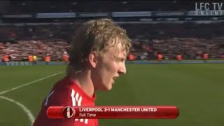 Liverpool 3-1 Man United  - Drik Kuyt Hattrick 2O11