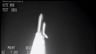 Declassified Video of Challenger Space Shuttle Explosion NASA - STABILIZED