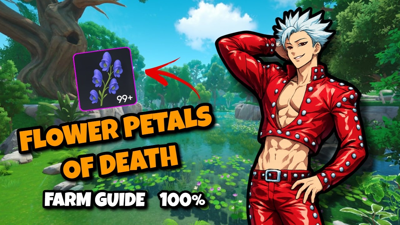 FASTEST Way to Farm Flower Petals of Death (24 in One Run