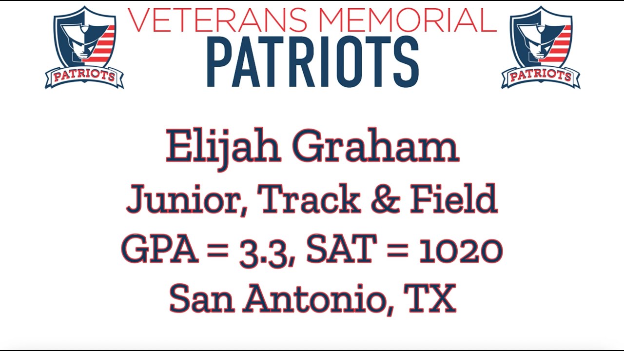 Elijah Graham, Track and Field, Junior Year 2025, Veterans Memorial High School