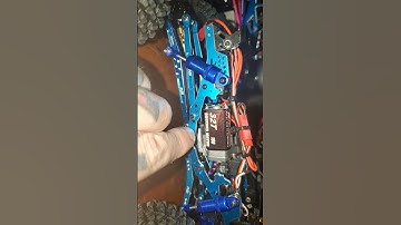 #fms #fcx24 #2 speed transmission hooked up #had to install the servo and repin it #180 32t rcawd