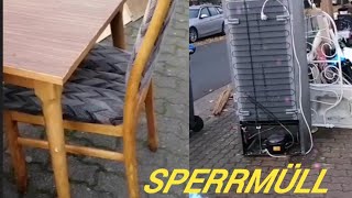 SPERRMÜLL на улицах Германии/что нашли/и что взяли