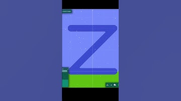 Eliminated Alphabet Z | Alphabet algodoo animation #alphabetexploration