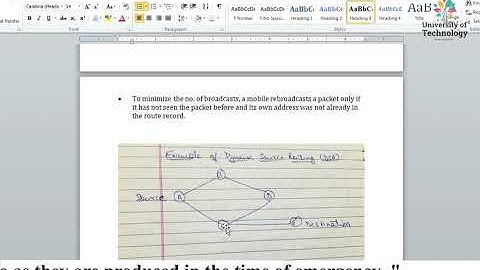 Dynamic Source Routing Protocol | Online Education | Learn Online